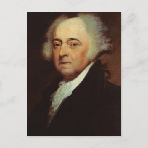 President John Adams Postcard