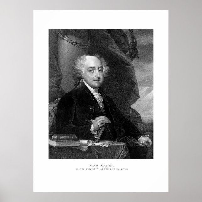 President John Adams Poster (Front)