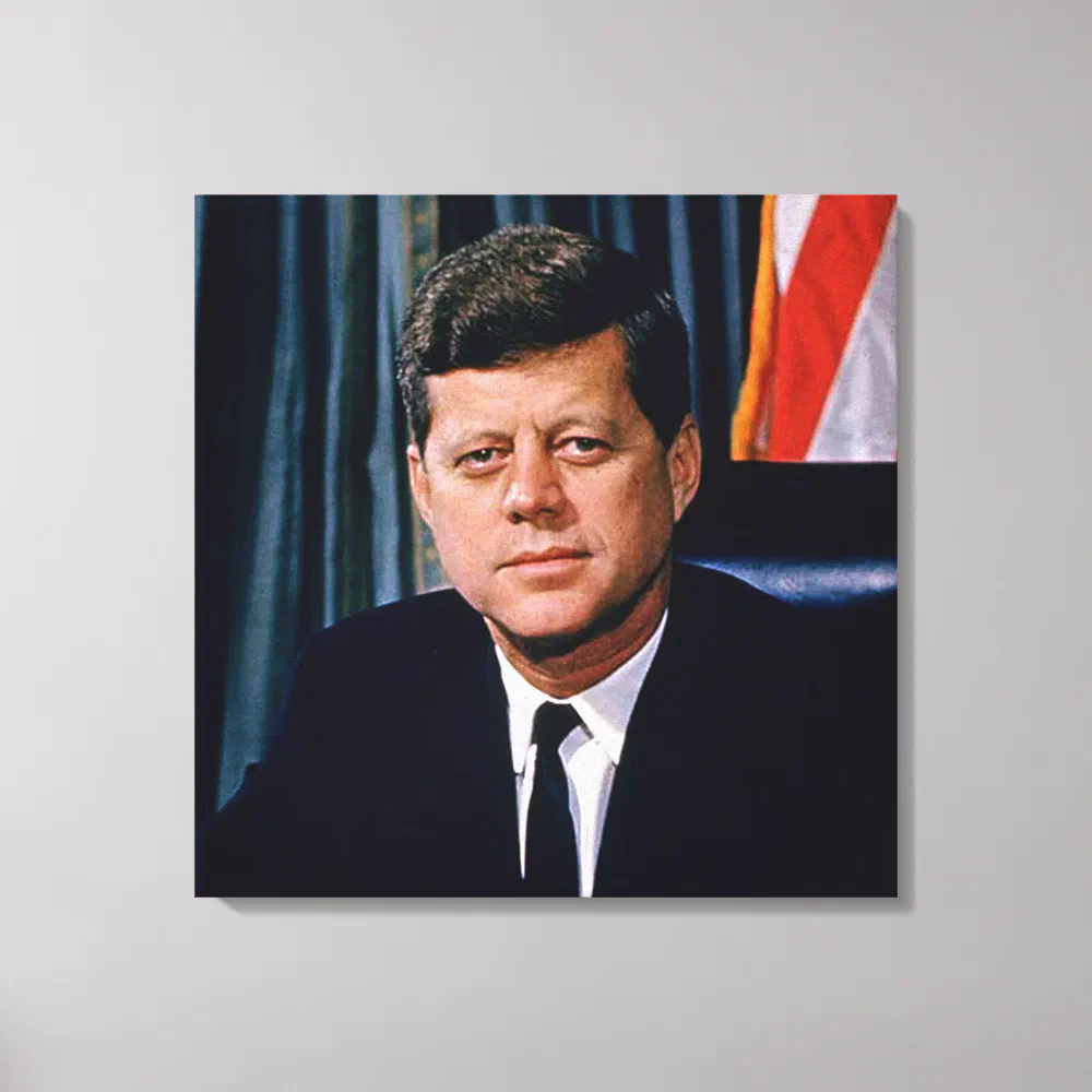 President John F. Kennedy Canvas Print