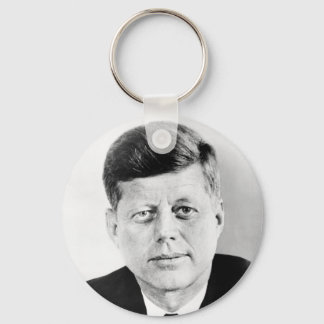President John F Kennedy Portrait Keychain