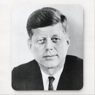 President John F Kennedy Portrait Mouse Pad