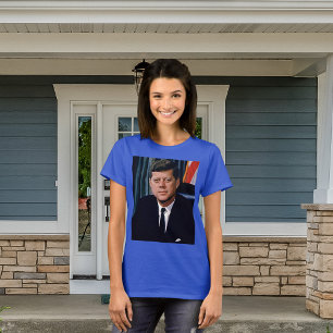President John F Kennedy Womens T-Shirt
