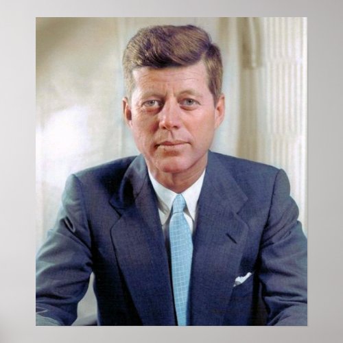 President John Fitzgerald Kennedy Poster