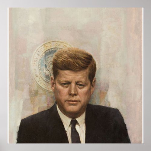 President John Fitzgerald Kennedy Poster