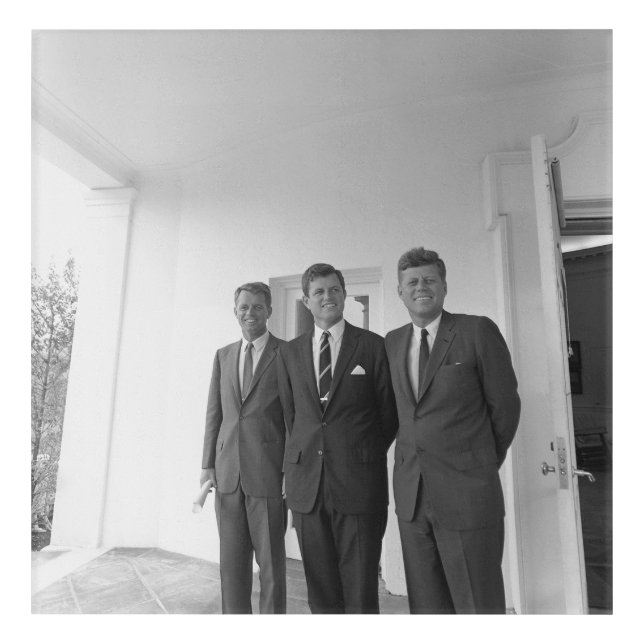 President John Kennedy & Brothers American Camelot Acrylic Print (Front)