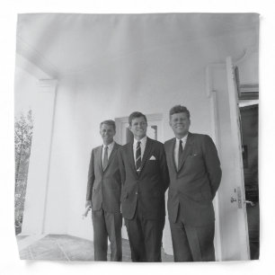 President John Kennedy & Brothers American Camelot Bandana