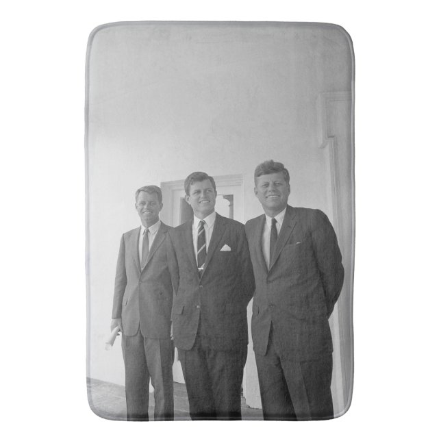 President John Kennedy & Brothers American Camelot Bath Mat (Front Vertical)