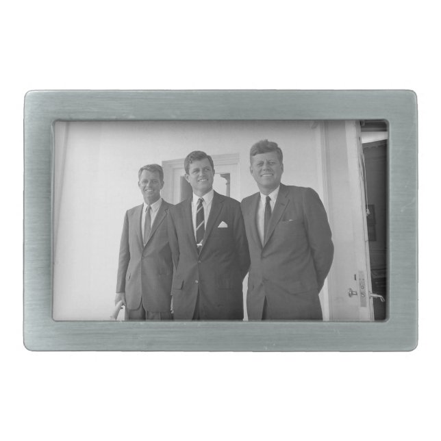 President John Kennedy & Brothers American Camelot Belt Buckle (Front)