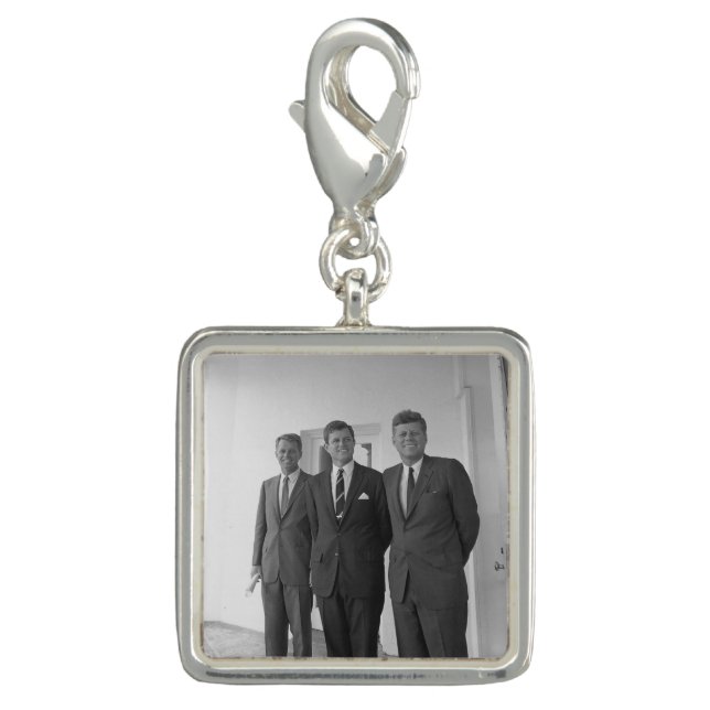 President John Kennedy & Brothers American Camelot Charm (Front)