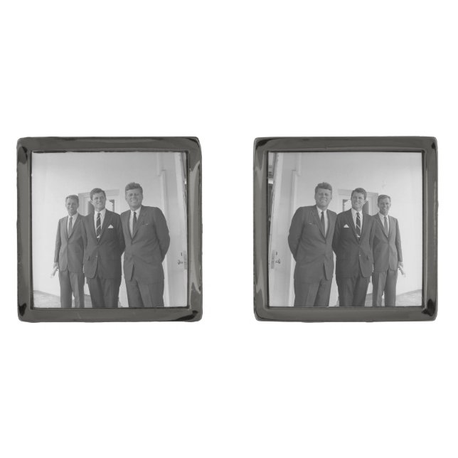 President John Kennedy & Brothers American Camelot Cufflinks (Front)