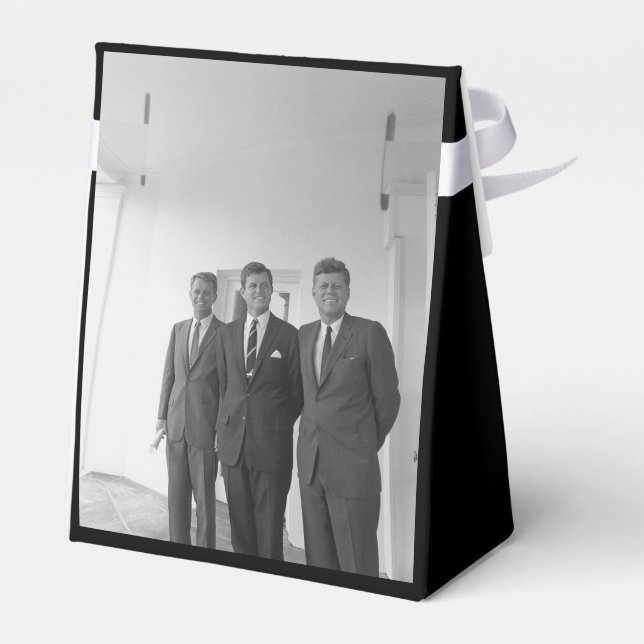 President John Kennedy & Brothers American Camelot Favor Boxes (Back Side)