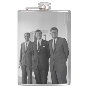 President John Kennedy & Brothers American Camelot Flask
