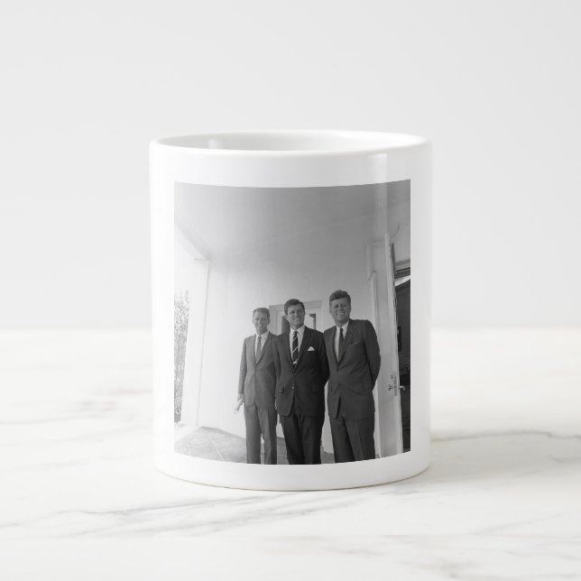 President John Kennedy & Brothers American Camelot Giant Coffee Mug (Front)