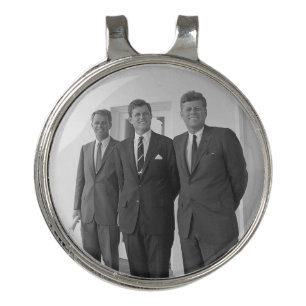 President John Kennedy & Brothers American Camelot Golf Hat Clip