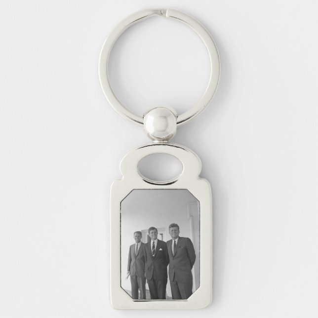 President John Kennedy & Brothers American Camelot Keychain (Front)