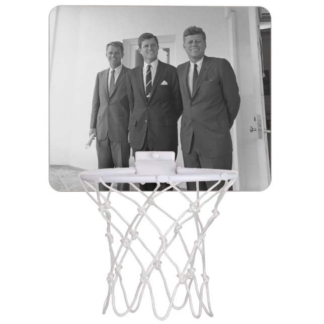President John Kennedy & Brothers American Camelot Mini Basketball Hoop (Front)