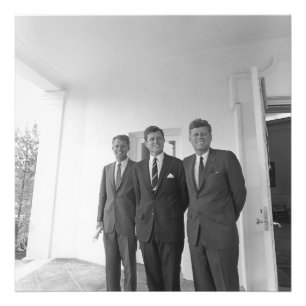 President John Kennedy & Brothers American Camelot Photo Print