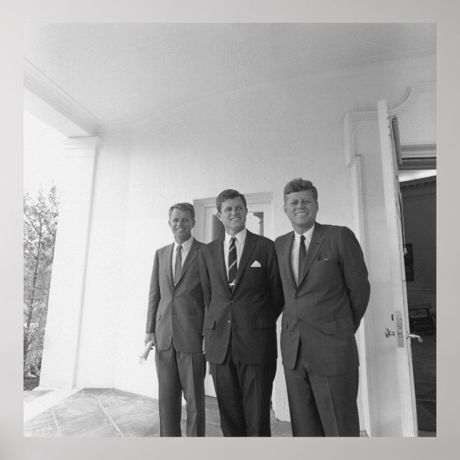 President John Kennedy & Brothers American Camelot Poster (Front)