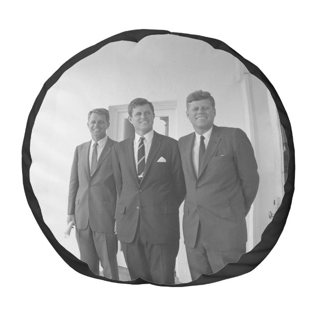President John Kennedy & Brothers American Camelot Pouf (Top)