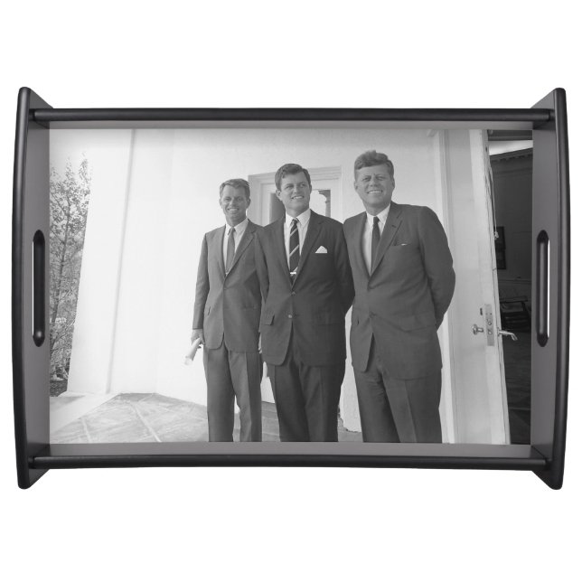 President John Kennedy & Brothers American Camelot Serving Tray (Front)