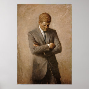 President John Kennedy - Official Portrait Poster