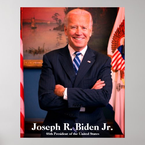 President Joseph Joe Biden 46th POTUS Poster
