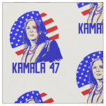 president kamala harris 47 fabric