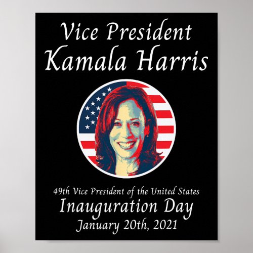 President Kamala Harris Inauguration Day 2021  Poster