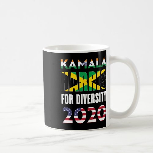 President Kamala Harris India Jamaica Flag Diversi Coffee Mug