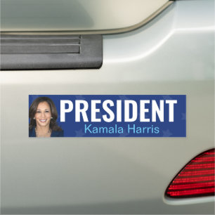 President Kamala Harris Photo Car Magnet