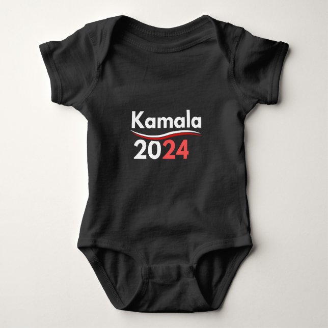 president kamala harris, president harris baby bodysuit (Front)