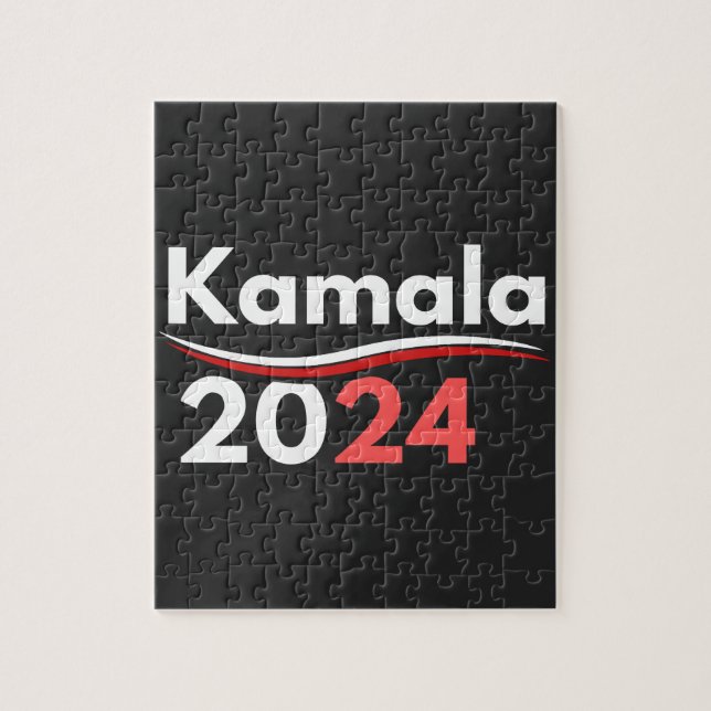 president kamala harris, president harris jigsaw puzzle (Vertical)