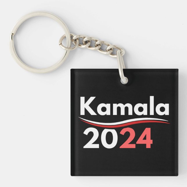president kamala harris, president harris keychain (Front)