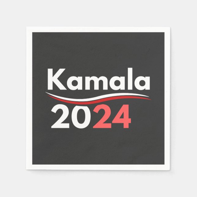 president kamala harris, president harris napkins (Front)
