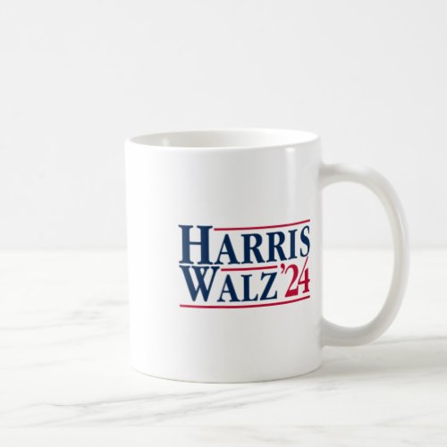 President Kamala Harris Tim Walz Vp Brat Cat Ladie Coffee Mug