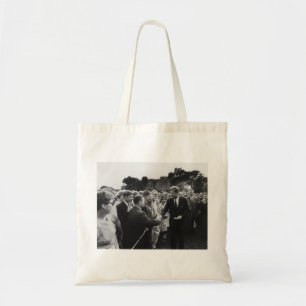 President Kennedy Greets Peace Corps Volunteers Tote Bag