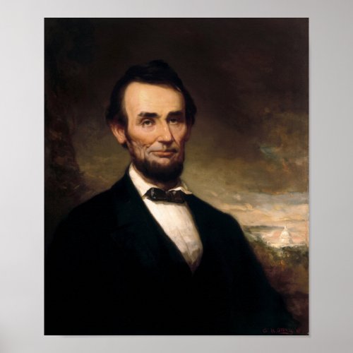 President Lincoln Portrait _ George Henry Story Poster