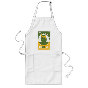 President Loki "Believe" Poster Long Apron