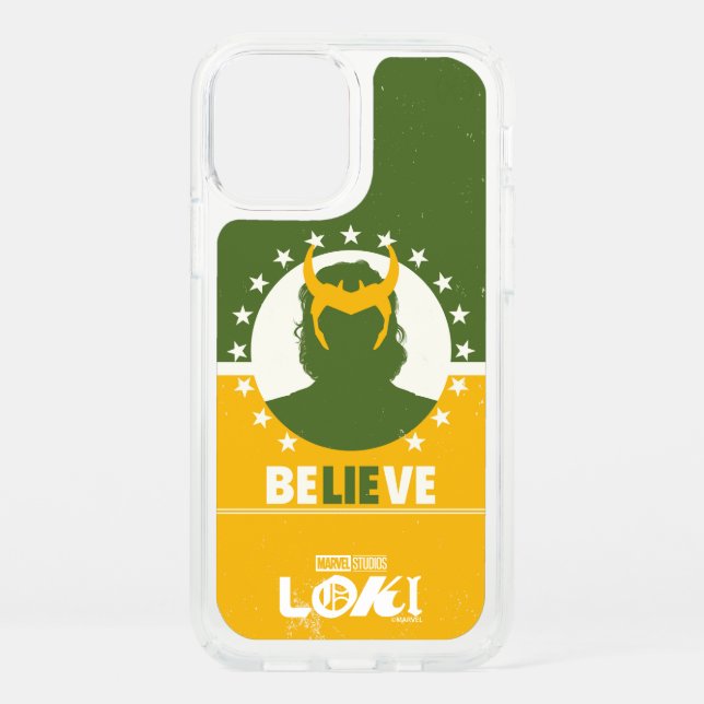 President Loki "Believe" Poster Speck iPhone 12 Case (Front)