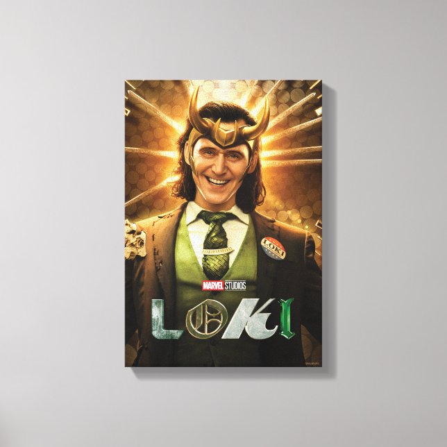 President Loki TVA Poster Canvas Print (Front)