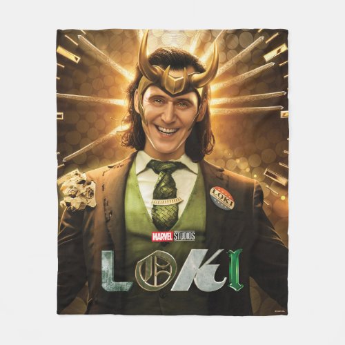 President Loki TVA Poster Fleece Blanket