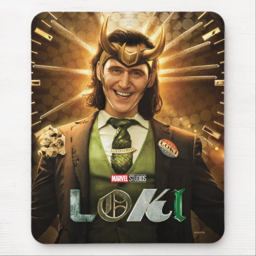 President Loki TVA Poster Mouse Pad