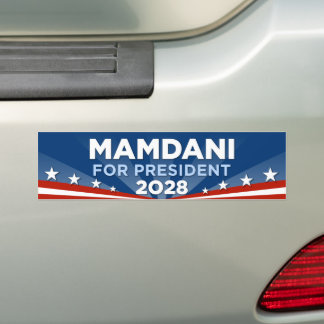 President Mamdani 2028 Bumper Sticker