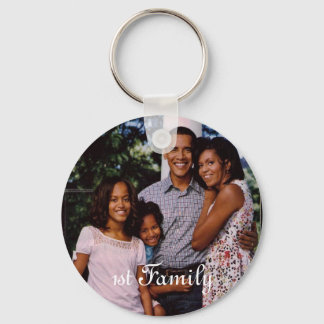 President Obama 1st Family  Keychain