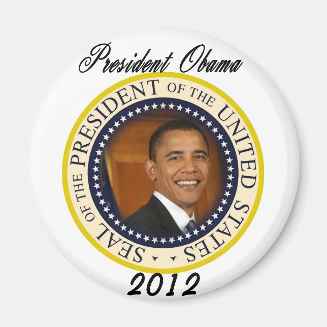 President Obama 2012 Campaign Launch Magnet (Front)