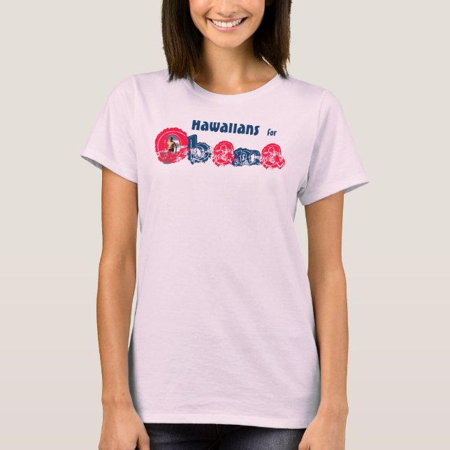 President Obama 2012 Hawaiian T-Shirt (Front)