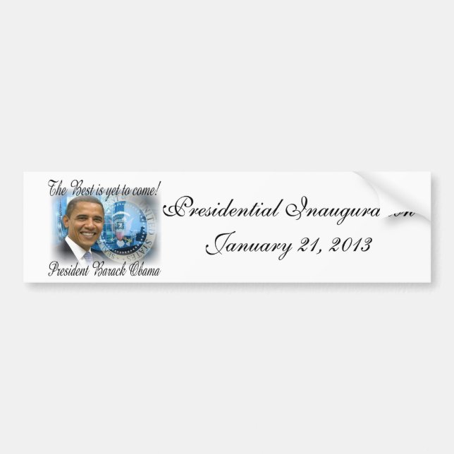 President Obama 2012 Re-election Bumper Sticker (Front)