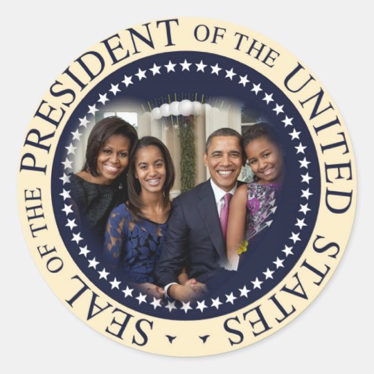 President Obama 2012 Re-election Classic Round Sticker