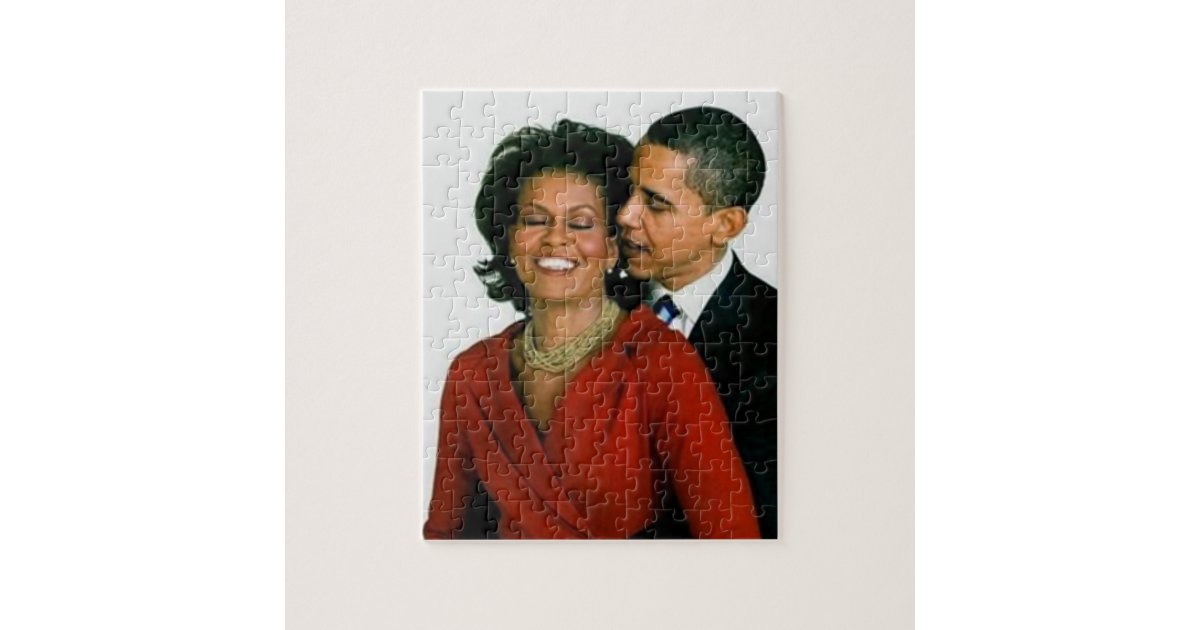 President Obama And First Lady Puzzle Jigsaw Puzzle