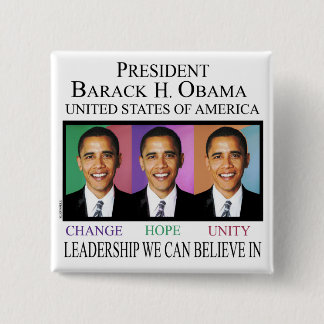 PRESIDENT OBAMA BUTTON